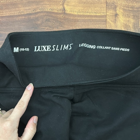 Luxe Slims Black Leggings - Picture 3 of 4